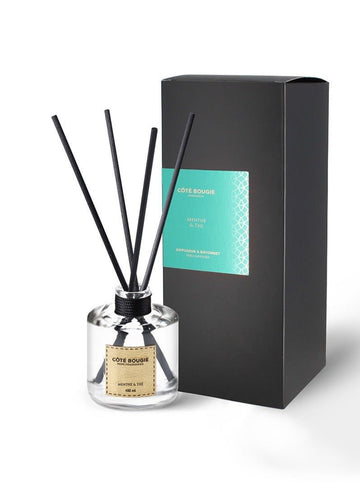 SCENTED REED DIFFUSER MINTH TEA Candle & Oil Warmers Côté Bougie