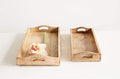 RECTANGLE MANGO WOOD TRAYS Dining-Kitchenware Creative Coop   